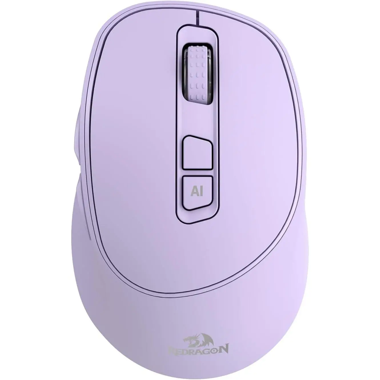 Redragon BM4195 AI Wireless Optical Office Mouse - 5 DPI Adjust, High Precision, Cable-Free 0 Delay, Translate & Voice Typing, Ergonomic Grip, Long-Lasting Battery, for Office Users, Multiple OS Laptop/Desktop/PC, Software Config