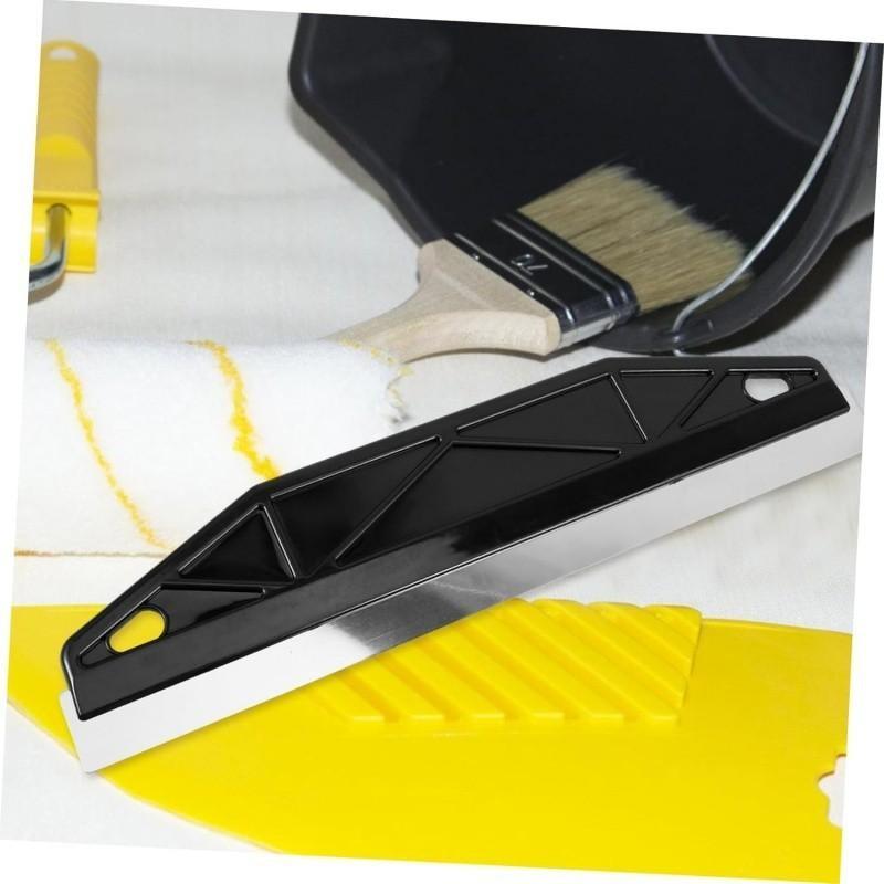 Professional 12-Inch Paint Protection Corner Guard, Ergonomic Handle, Durable Plastic and Metal, Ideal for Wall Trimming and Wallpaper Cutting