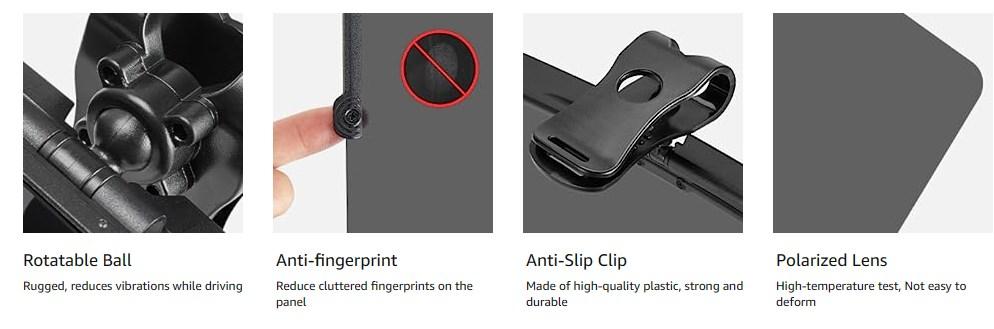 Joytutus Universal Anti-Glare Polarized Car Sun Visor Extender with UV400 Protection 12.6 x 5 Lens Size Quick 5 Sec Install Safe Driving Windshield Shade Joytutus Universal Anti-Glare Polarized Car Sun Visor Extender with UV400 Protection 12.6 x 5 Lens Size Quick 5 Sec Install Safe Driving Windshield Shade