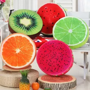 Soft Office Plush Toy Sofa Pillow Garden Dining Outdoor Seat Pads Fruit Seat Pads Round  Pillow Chair Cushions
