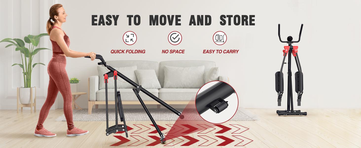 Lpxpass Multi-Function Home Stepper Trainer - Low-Impact Full Body Cardio Workout with 360° Gliding Motion for Seniors & Adults Ideal for Home Gym Training