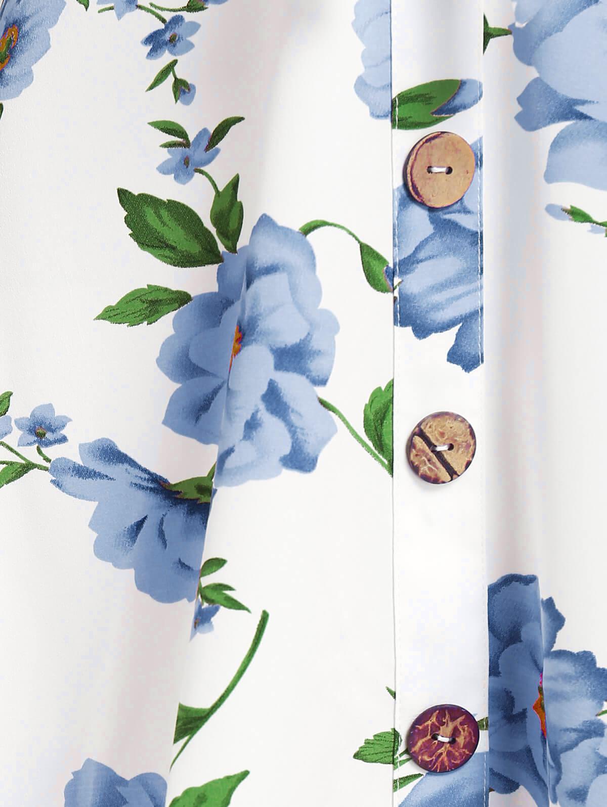 Women's Fashion Summer Dresses 2025 Floral Print Vacation Sundress Garden Party Dress Smock Back Ruffled Bowknot Mini Dress