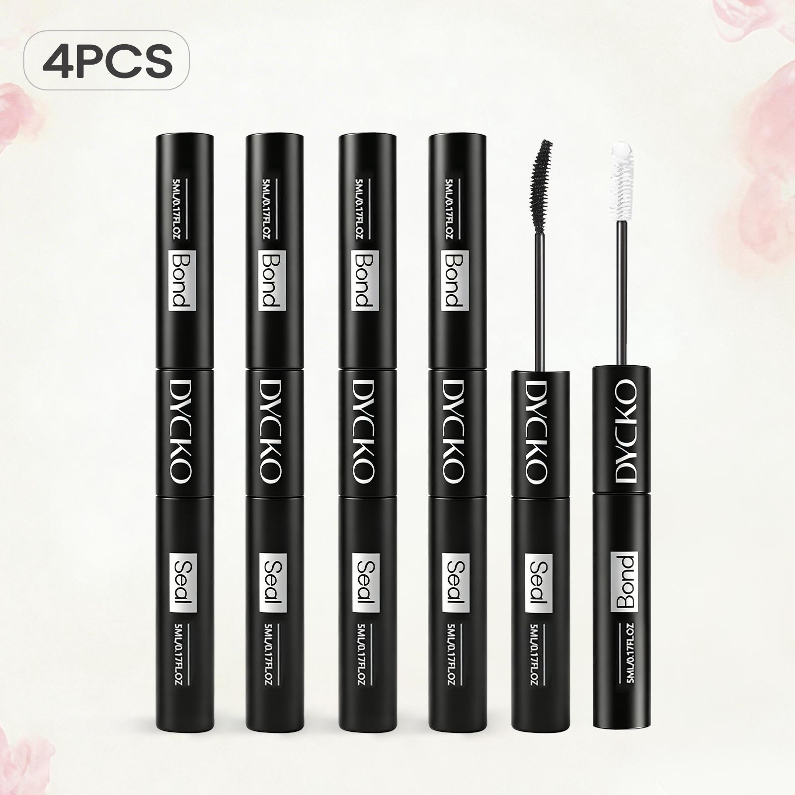 DYCKO Lash Bond and Seal, 72H Strong Hold Waterproof Eyelash Glue for Cluster Lashes, DIY Lash Extension Kit at Home, Beginner Friendly, Vegan & Cruelty Free