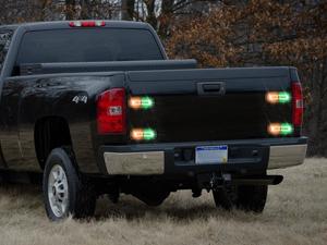 Nilight 8PCS LED Strobe Lights with Controller 12V 24V Sync Feature Amber Green Surface Mount for Vehicle, Car, Truck, RV, ATV