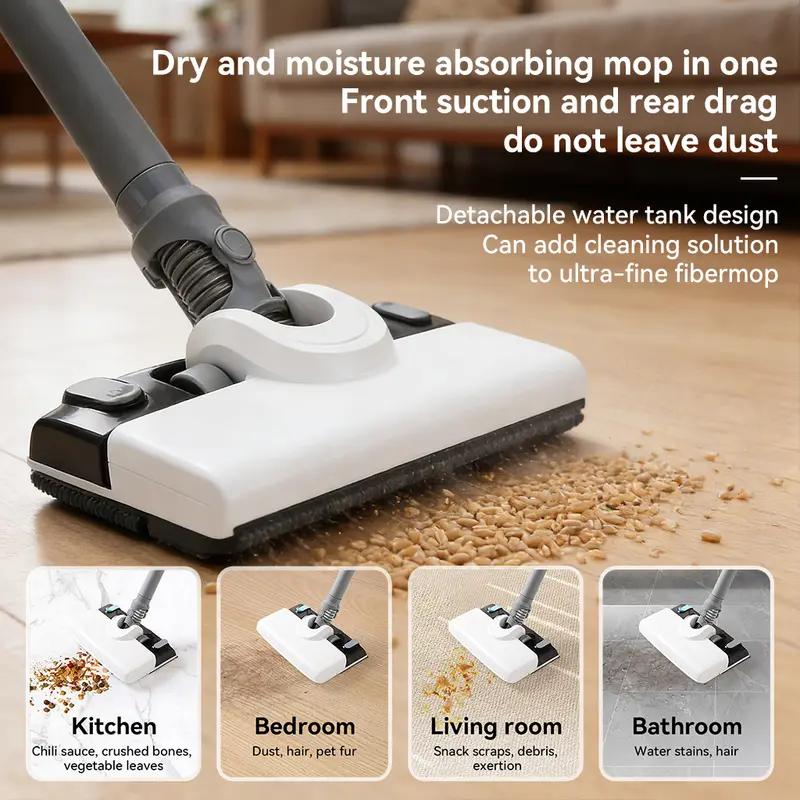 2-in-1 Vacuum & Mop All-in-one Stick Cleaner 30000Pa High Suction Pure Copper Motor Floor Cleaning Machine Front Suction Rear Mopping Dual-function Household Vacuum Cleaner 360° Rotatable Floor Head Multi-scene Home Cleaning Tool 2-in-1 Vacuum & Mop All-in-one Stick Cleaner 30000Pa High Suction Pure Copper Motor Floor Cleaning Machine Front Suction Rear Mopping Dual-function Household Vacuum Cleaner 360° Rotatable Floor Head Multi-scene Home Cleaning Tool