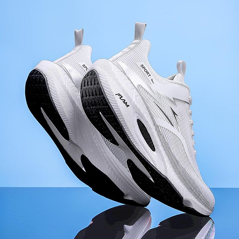 Spring New Casual Running Shoes, Comfortable Soft Thick Sole, Breathable Mesh Upper, Non-Slip Eva Sole, Ideal for Outdoor Activities
