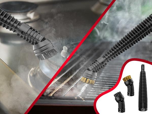 Phueut Lightweight Detachable Steam Mop Cleaner - 2 Modes 3 Temp Levels, Heavy Duty Powerful Handheld Steam Cleaner for Cleaning/Hardwood/Tile Grout