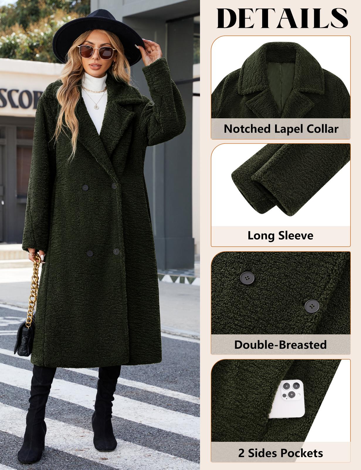 UMIPUBO Women's Fleece Winter Coat Fuzzy Lapel Open Front Long Cardigan Jackets Fluffy Faux Fur Warm Fashions Outwear UMIPUBO Women's Fleece Winter Coat Fuzzy Lapel Open Front Long Cardigan Jackets Fluffy Faux Fur Warm Fashions Outwear