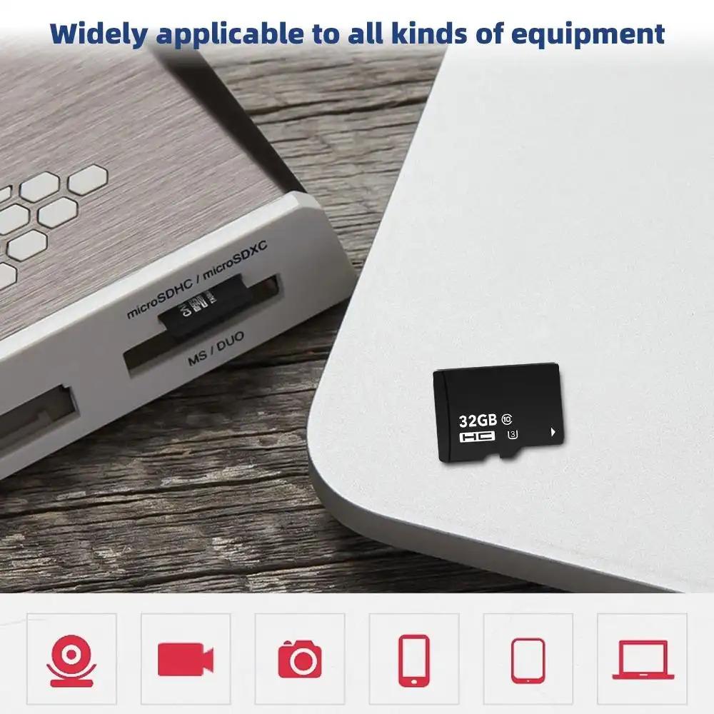 32GB Class 10 Micro SD Card High Speed TF Memory Card 85MB/s, Waterproof Storage for Security Camera, Dash Cam, Smartphone, Drone & Tablet