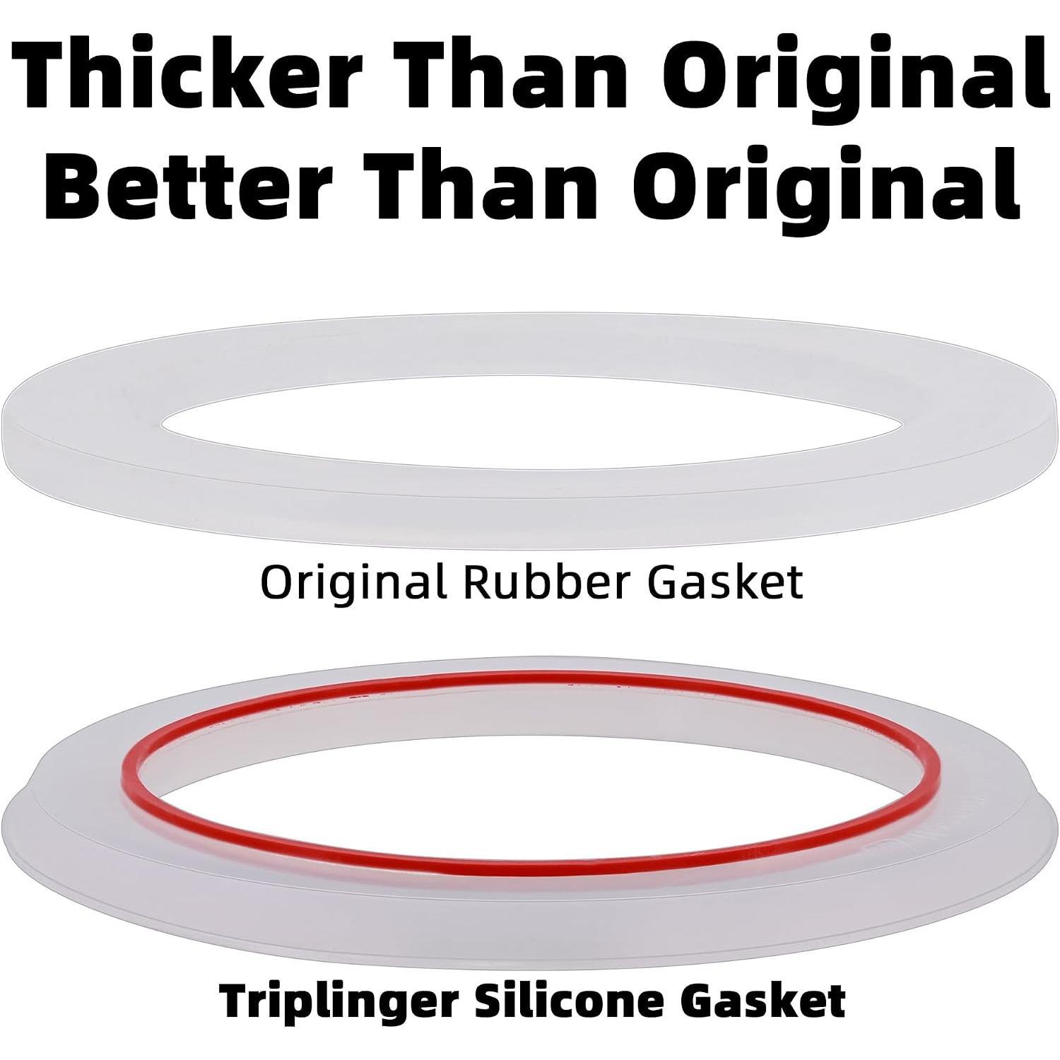Sealing Gasket for Bialetti Moka Express & Moka Induction 2 Cups Coffee Pot | [UPGRADED] 6 count   Grade  Seal Ring for Bialetti  Stovetop Espresso Coffee Maker