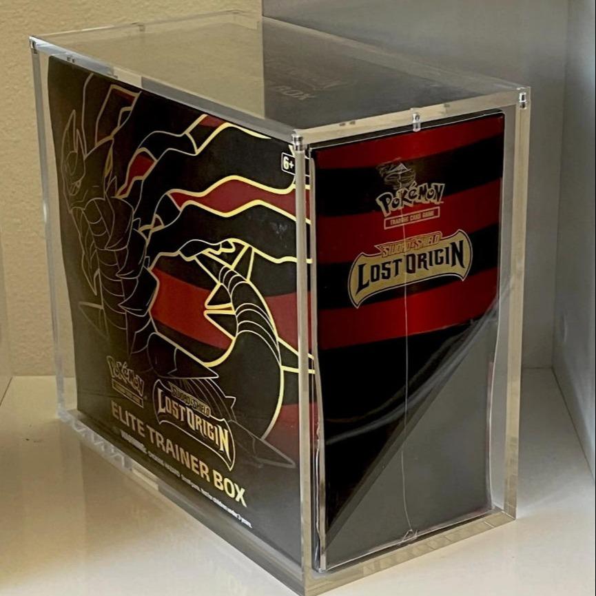 Stackable Acrylic Display Case, Compatible with Etb High-Quality Rectangular Storage Box, Magnetic Closure Design, Transparent Durable Organizer