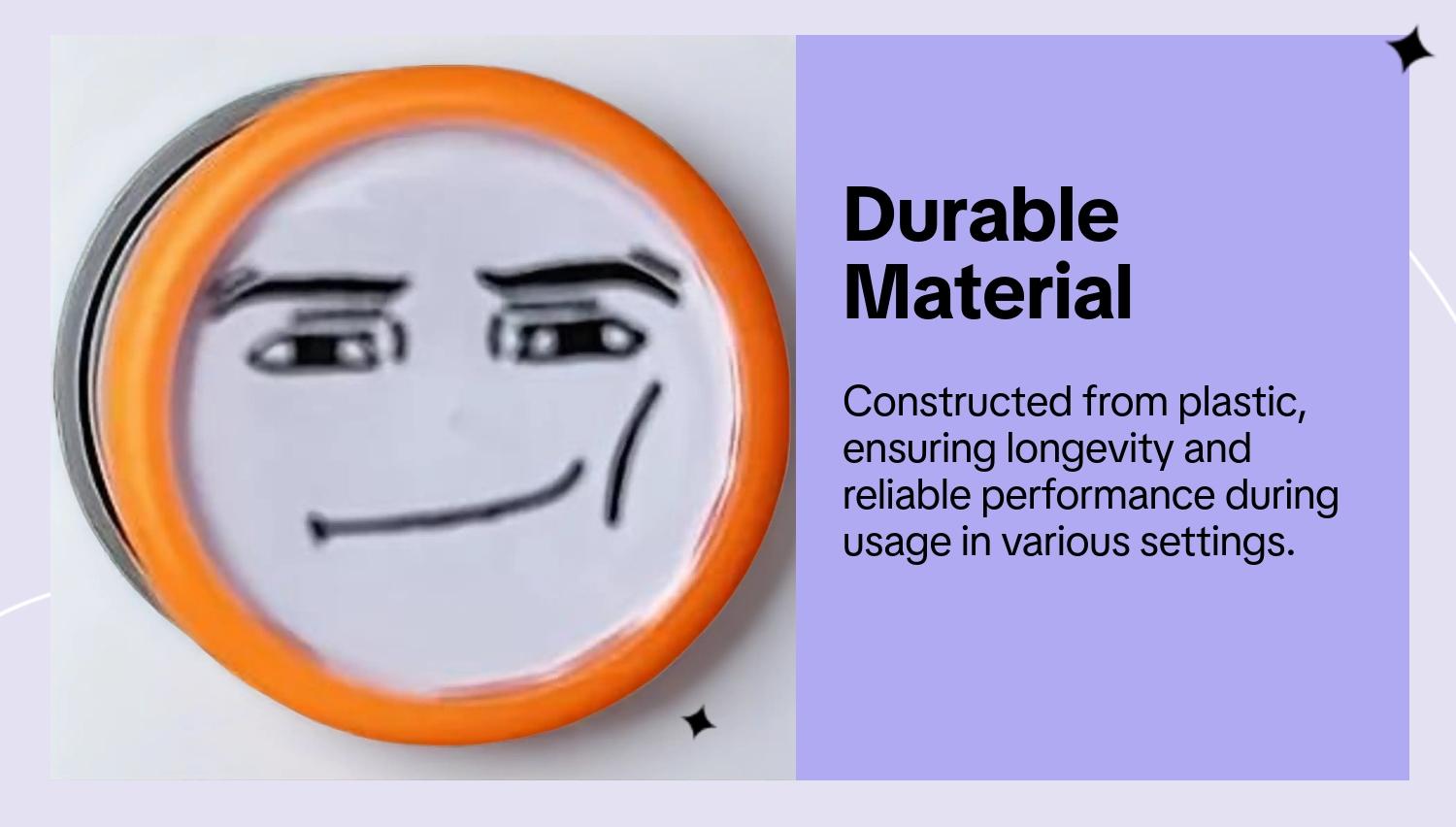 Emoji Pattern Stamp, Plastic 1/2 Count Cute Funny Variety of Emojis Emoji Stamp, Office Stationery & Supplies for Daily Office Use, Label & Instruction Seals