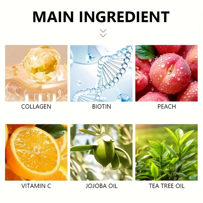 GKGU Collagen & Biotin Facial Mask - Hypoallergenic, Moisturizing & Antioxidant Rich, for All Light Beige Types, Daily & Night Use, Smooth Texture, Non-Greasy Formula, Skincare, Skincare Routine, Moisturizer