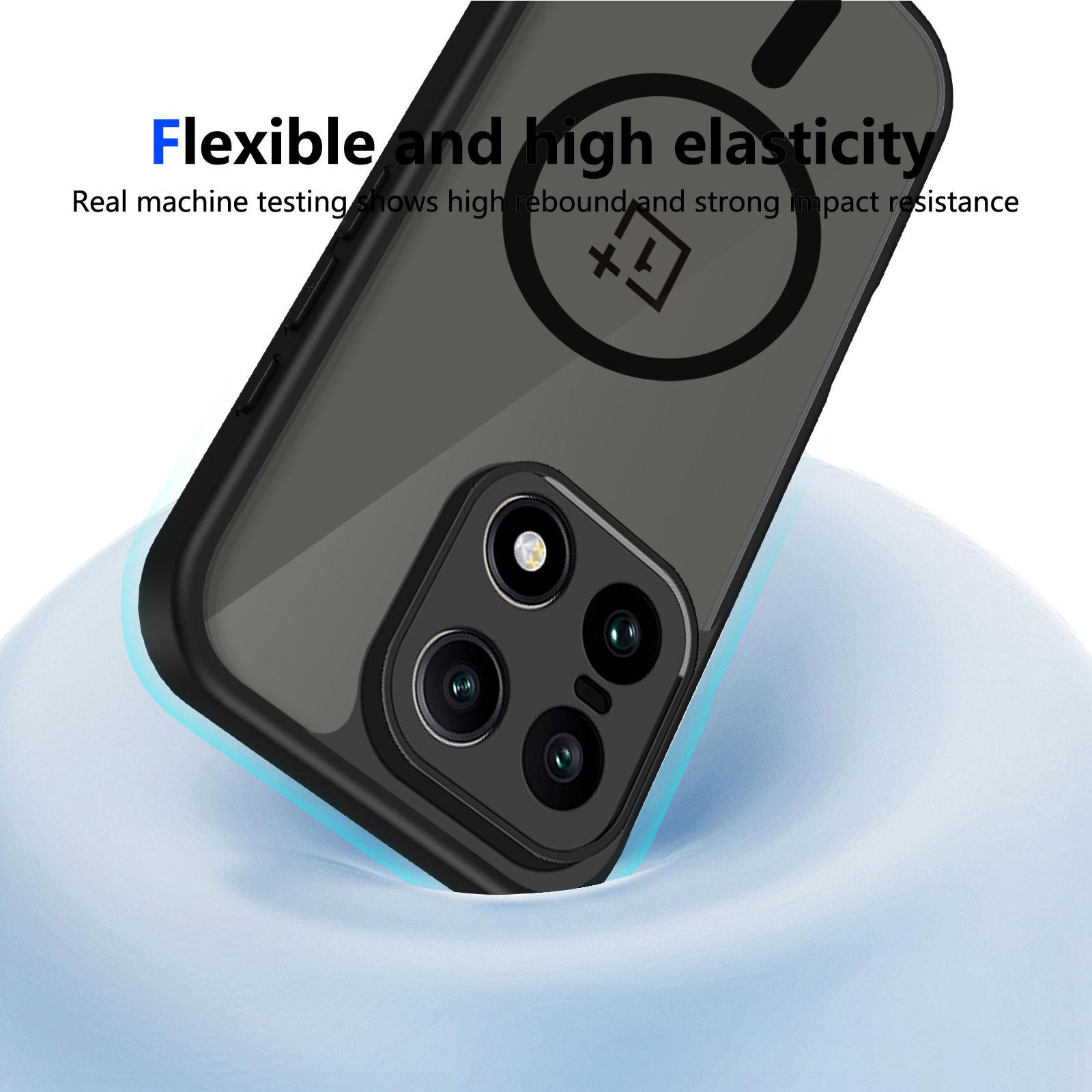 Oneplus 15 Cph2745/cph2747 Case, Magsafe Wireless Charging, Silicone TPU Bumper, Skin Feel Matte Back Hard Shell Cover, Anti-Drop Protection