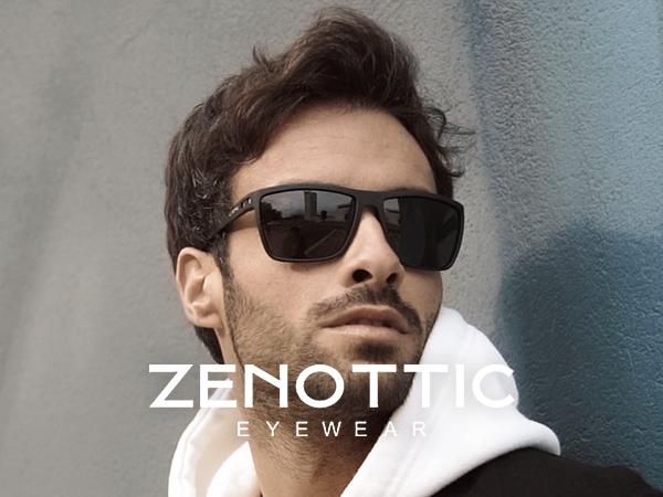 ZENOTTIC Simple Sunglasses for Everyday Use Double Beam Sun Protection Unisex Polarized Driving Sunglasses Lightweight Frame with UV Protection TR90 Memory Material Anti-Slip Design for Men & Women ZENOTTIC Simple Sunglasses for Everyday Use Double Beam Sun Protection Unisex Polarized Driving Sunglasses Lightweight Frame with UV Protection TR90 Memory Material Anti-Slip Design for Men & Women