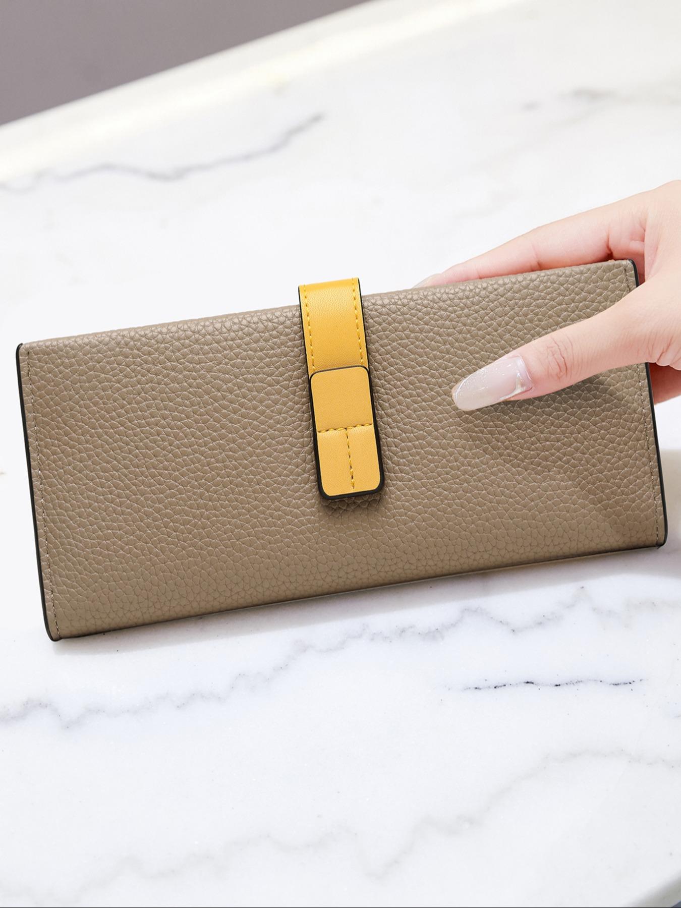 Women's Fashion Bifold Long Wallet, Casual Card Slots Holder, Pu Leather Zipper Wallet for Daily Used, Casual Trendy Versatile High-quality Daily Commuting Bag, Elegant Fashion Wallet, Money Organizer