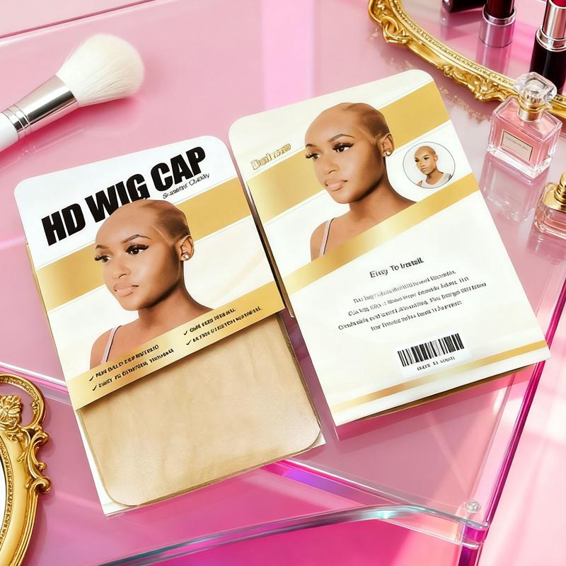 Simidola Hair HD Wig Cap 2Pcs/Pack Hiarnet Invisible Stocking For Women-2