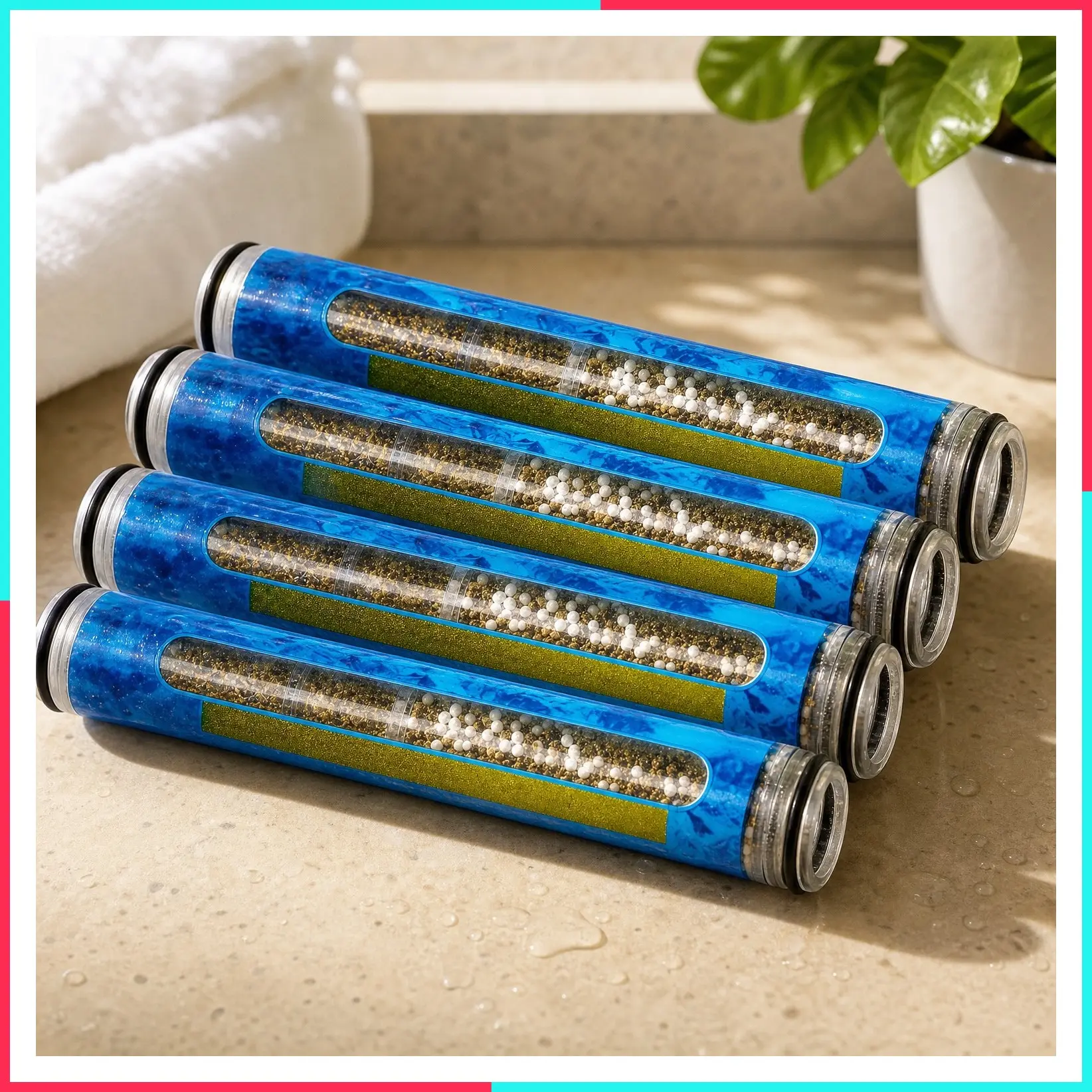HHC-4 Handheld Shower Filter Replacement Cartridge 4-Pack