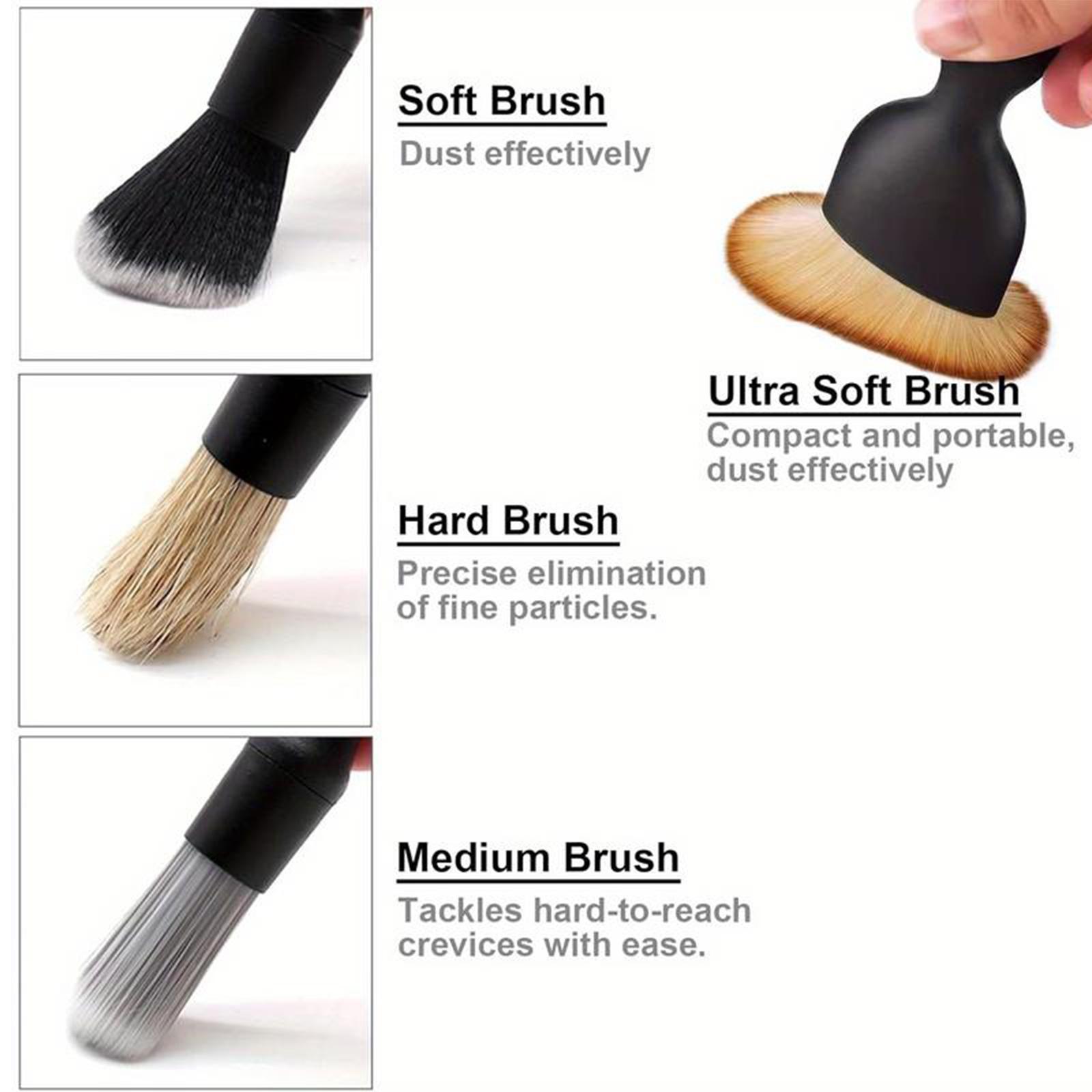 4-Counts Car Interior Cleaning Brush,Soft Professional Portable Brush for Car Interior Cleaning & Dust Removal,Cleaning Supplies,Car Detailing Products,Car Valeting Kit,Automotive,MirrorZone. 4-Counts Car Interior Cleaning Brush,Soft Professional Portable Brush for Car Interior Cleaning & Dust Removal,Cleaning Supplies,Car Detailing Products,Car Valeting Kit,Automotive,MirrorZone.