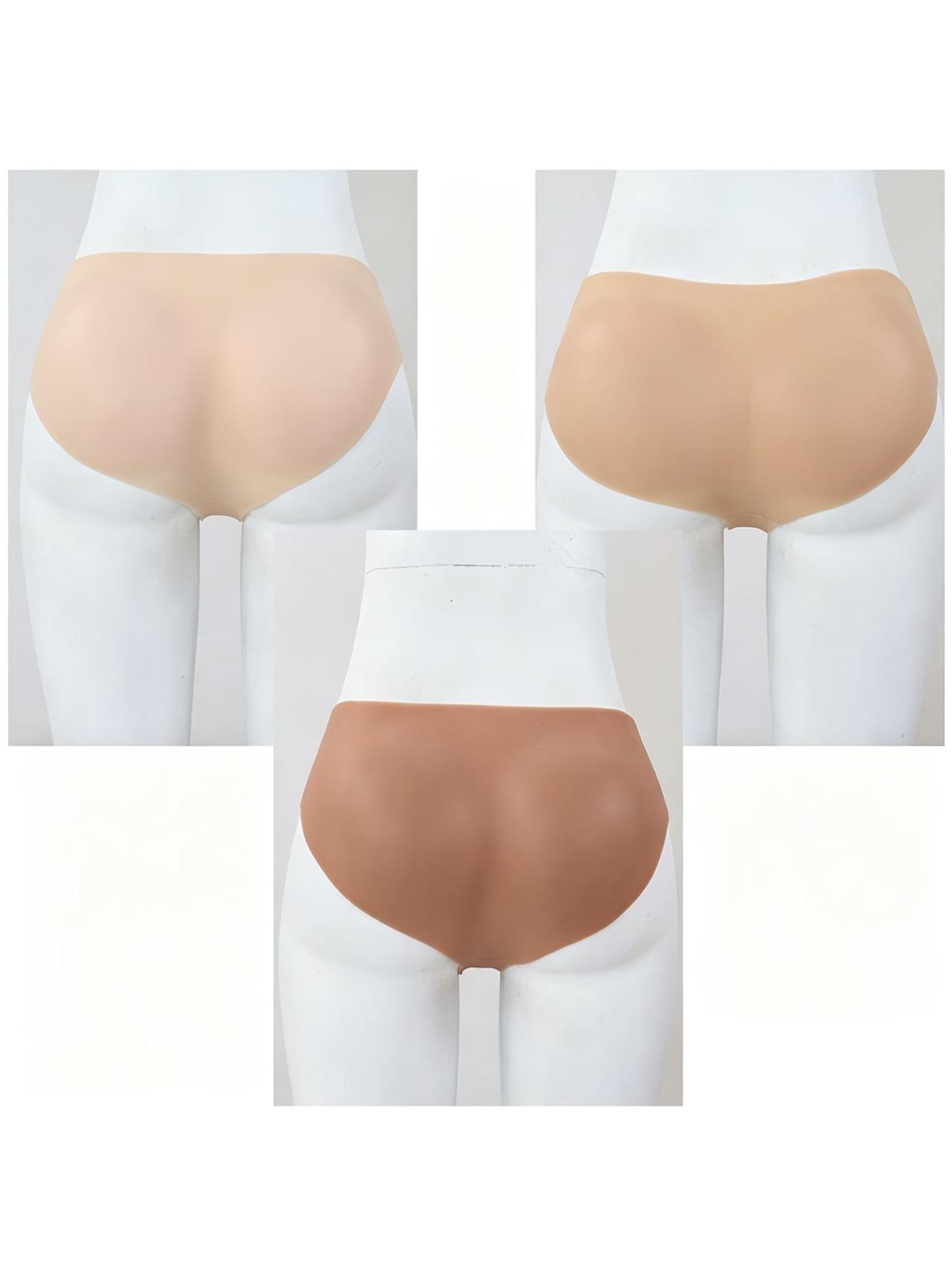 Womens No Seam Silicone Butt Lifting Panties Body Shaper Thickened Hip Enhancer for S Shape Body Confidence