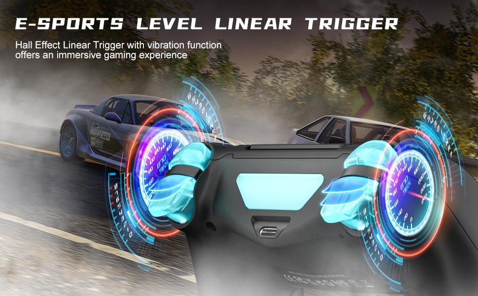 Wireless Controller for PS4, PS4 Controller with LED RGB Light Compatible with PlayStation 4/Slim/Pro/PC (Black) Wireless Controller for PS4, PS4 Controller with LED RGB Light Compatible with PlayStation 4/Slim/Pro/PC (Black)