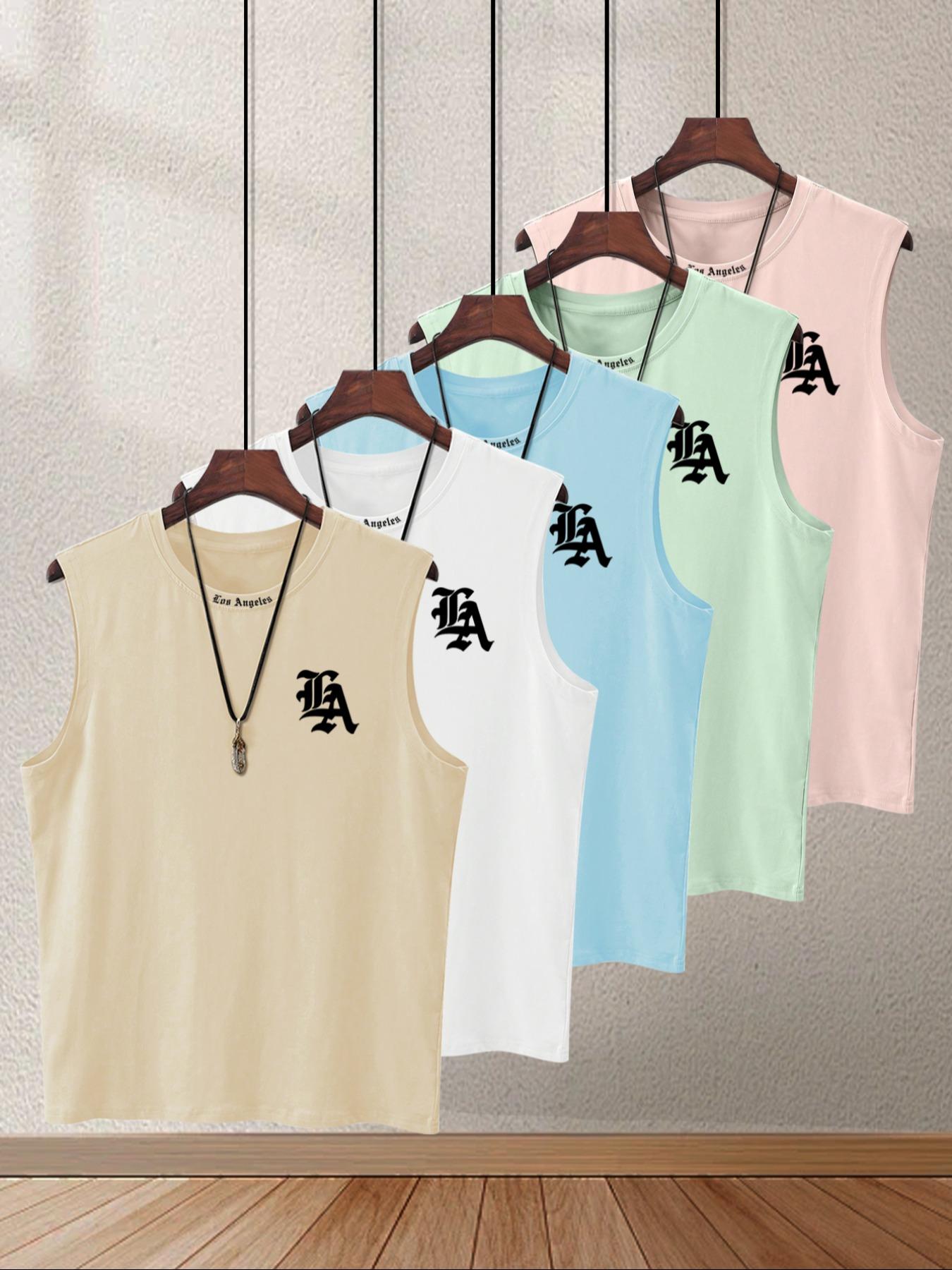 Men's Quick-Dry Sleeveless Tank Tops, Fitness Workout Vest and Gym Muscle Tee, Casual Summer Fitted T-Shirts, Comfortable Base Layer for Sports & Daily Wear