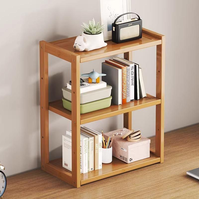 Multi-Layer Storage Rack, Desktop Organizer, Multi-Functional Holder, Simple Design, Office Desk Bookshelf, File Organiser