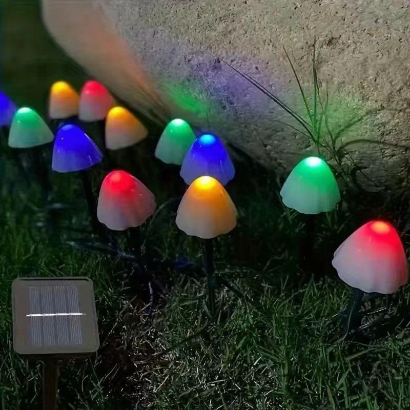 Solar Mushroom Light, Outdoor High-Quality Landscape Lighting, Garden Decor, Party Atmosphere, Christmas, Wedding Gift