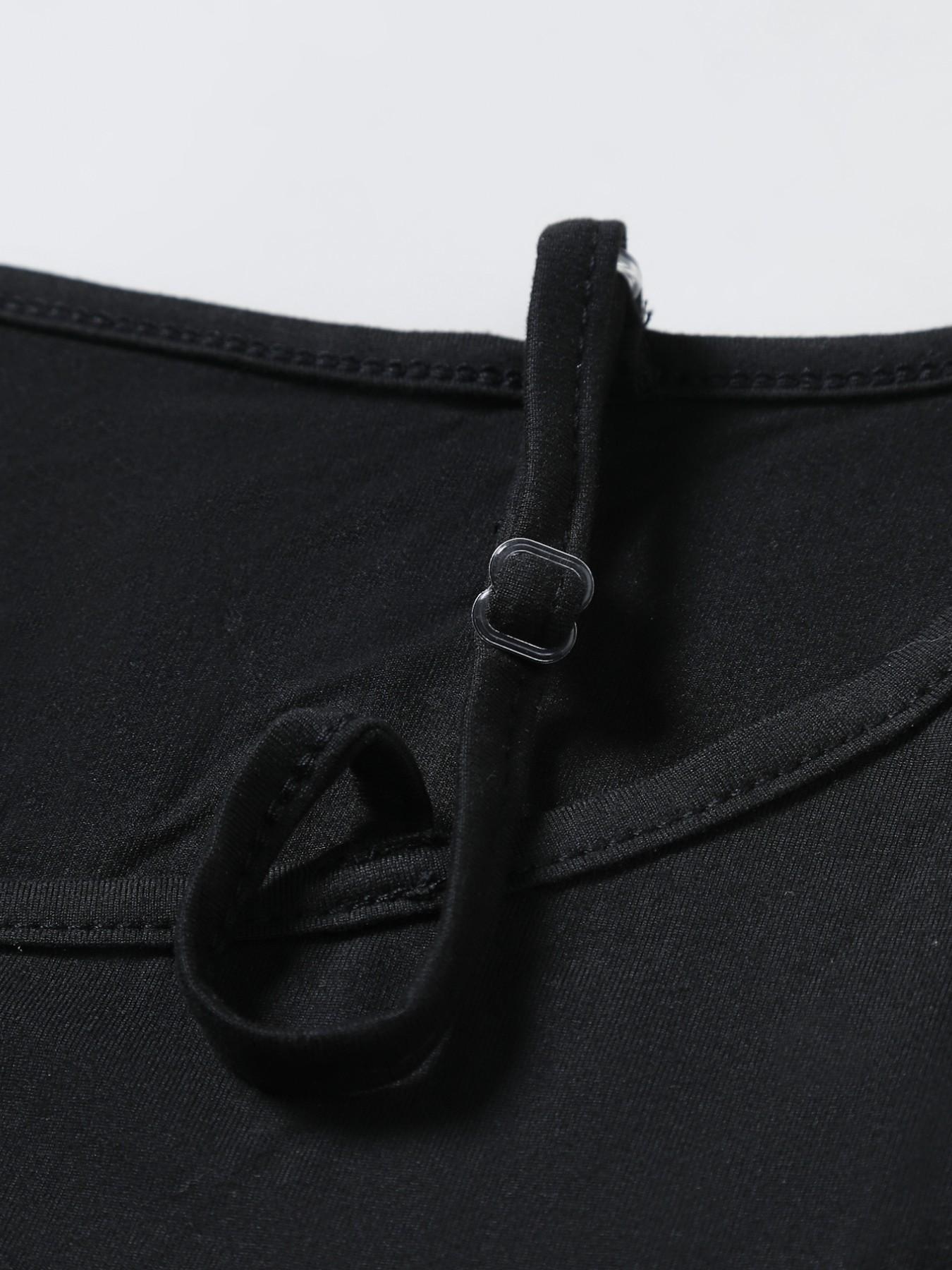 Women's Ballerina Dance Print Single-Shoulder T-Shirt - Asymmetric Strap Drop Shoulder Top with Ballerina-Themed Print, Relaxed Fit for Dance Costumes & Casual Attire, Machine Washable All-Season Comfortable Wearable for Ballet Dancers &