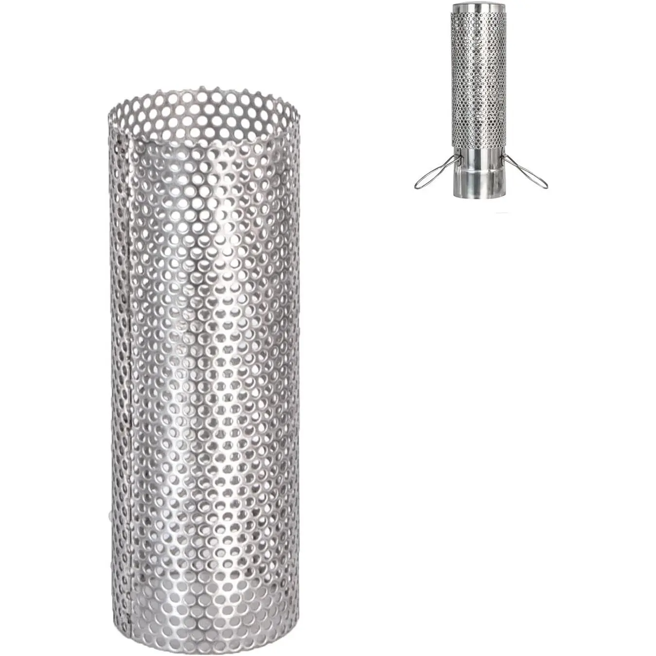 Stove Pipe Spark Arrestor Screen 2.36 Inch Wood Stove Pipe Chimney Cap Stove Pipe Filter for Hot Tent Stove Camping