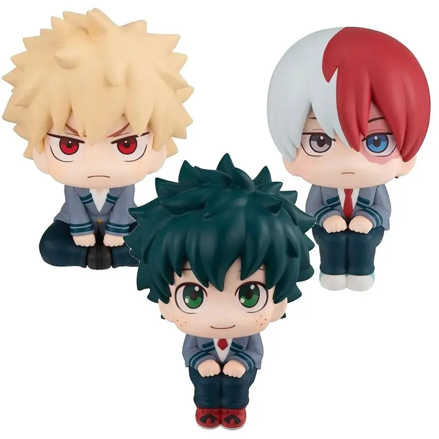 10cm Boku no Hero Academia Unisex PVC+ABS Q-Version Action Figure - Midoriya Izuku, Bakugo Katsuki, Todoroki Shoto Collection Toy for Adults, Anime Fans (Toys & Hobbies Specialty DIY Supply)