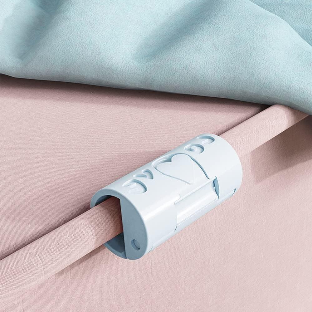 Bed Sheet Grippers Set, 6 Pcs Non-Slip Bed Lock Sheet Holders, Multi-Purpose Household Clips for Packaging, Paper, Clothing, Cable Organization