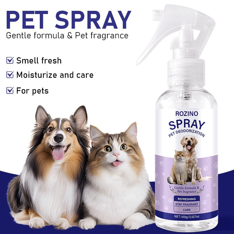 ROZINO Gentle Pet Spray: Fresh Scent & Moisturizing Care