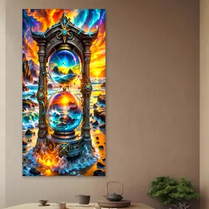 5D Diamond Arts Colorful Painting Kit, DIY Diamond Arts Colorful Painting by Numbers Kit, Wall Art Decor for Home Living Room Bedroom, Stunning Design