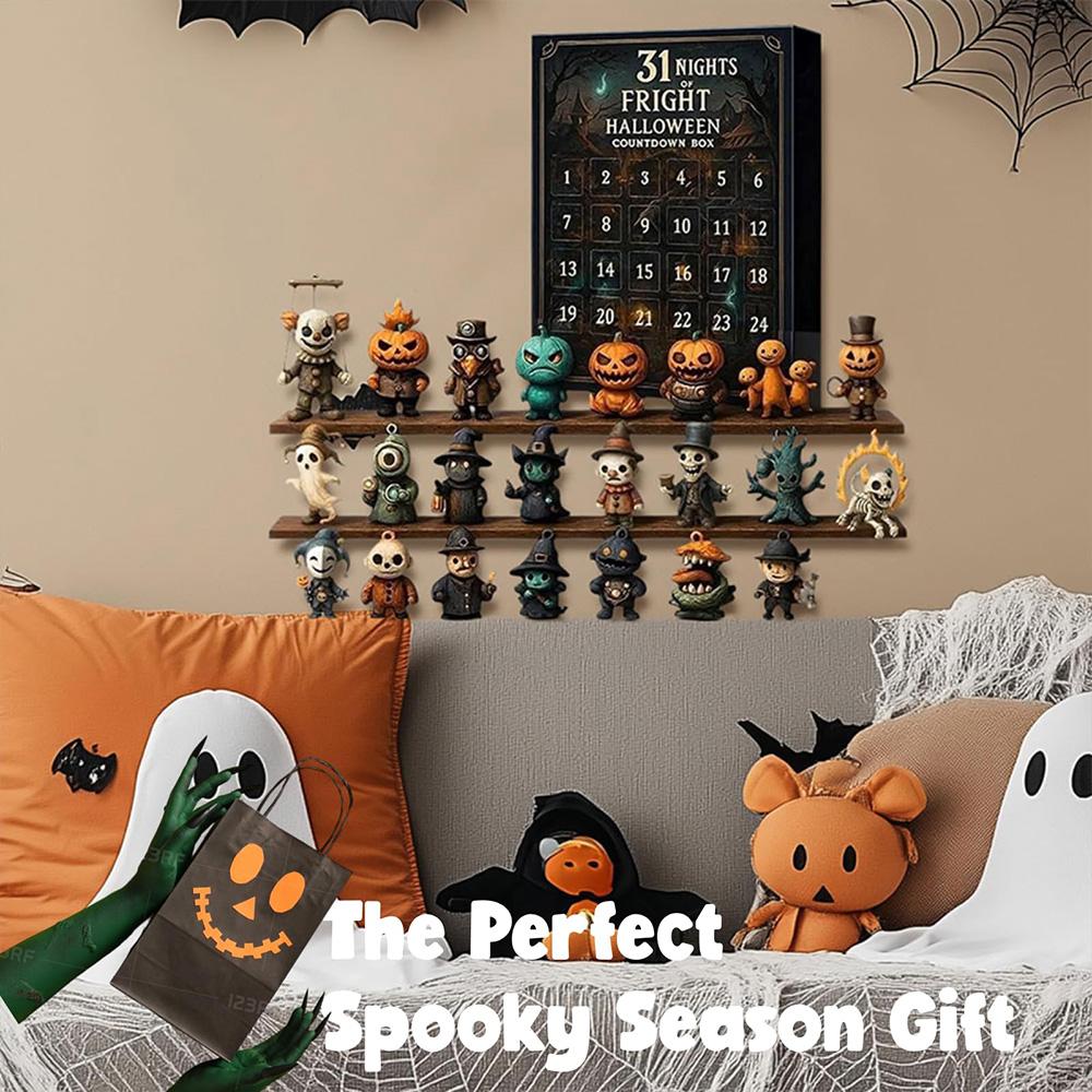 Halloween collectible character display