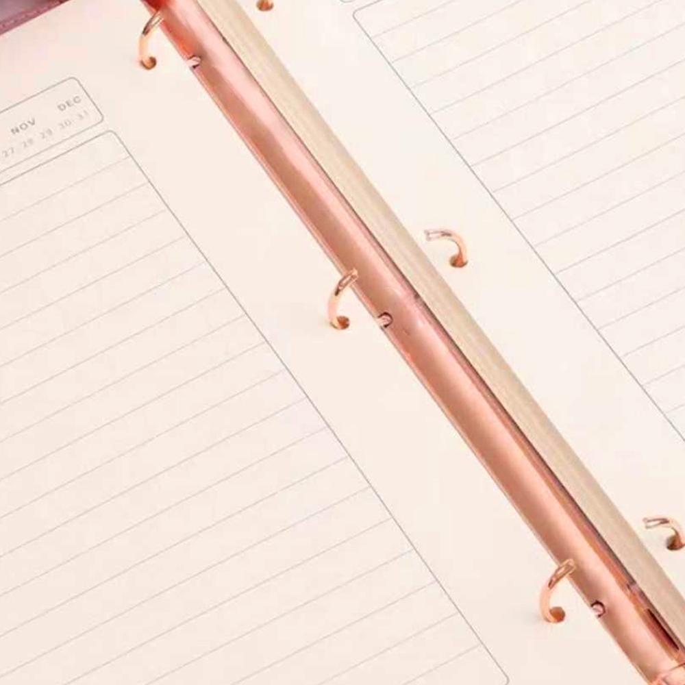 Premium PU Leather 3-Ring Binder Notebook, 208 Pages of Lined Refillable Paper, Checkered Pattern Hardcover Organizer for Professionals, Ideal for Meetings, Notes & Daily Planning