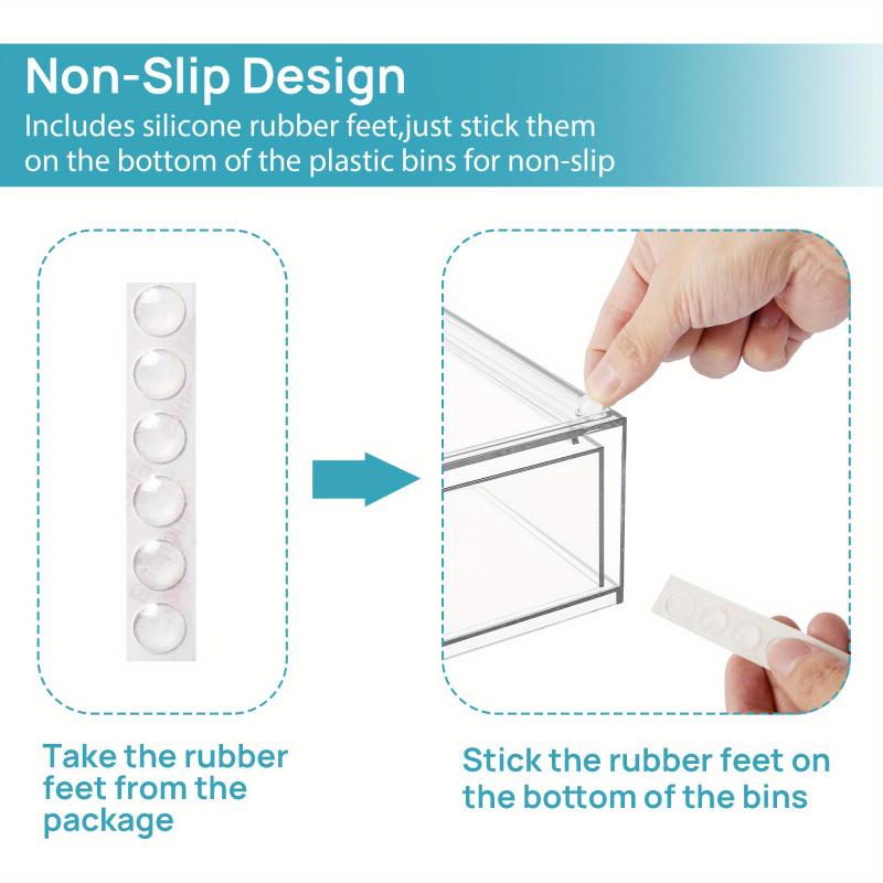 1Pcs Clear Stackable Plastic Storage Box Multi Grid Office Supplies Notebook Stationery Organizer Durable Space Saving Home Desk Shelf Modern Transparent Design Easy View Desktop Drawer Storage Desk Tidy Work Organizer