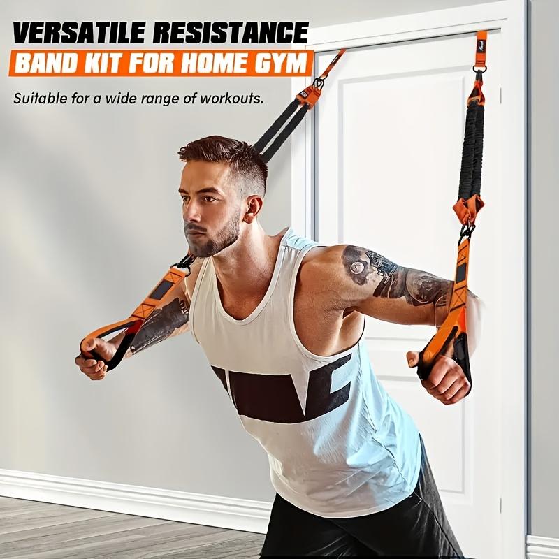 Home Fitness Equipment, Resistance Bands for Triceps, Back, Arms, Abdominal Muscles, Shoulder Exercises, Door Anchor Included