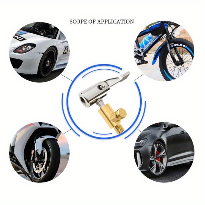 Portable Inflatable Pump for Car Tire Air Chuck Compressor Tire Inflator Tire Chuck with Barb Connector for Hose Repair