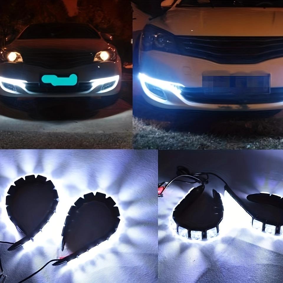 2Pcs, bendable daytime running light 6LED light Variety Snake Car Daytime Running Light Hawk Eye Light Modified Light Led Car Lights