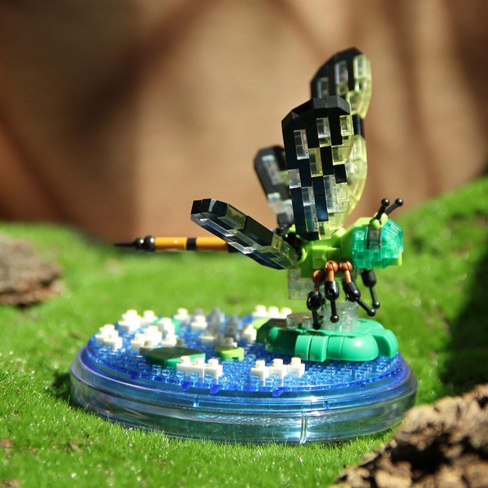 6-Insect Series Building Block Model Kit, Cute Animal Display Figures, Great Birthday and Holiday Gift for Collectors