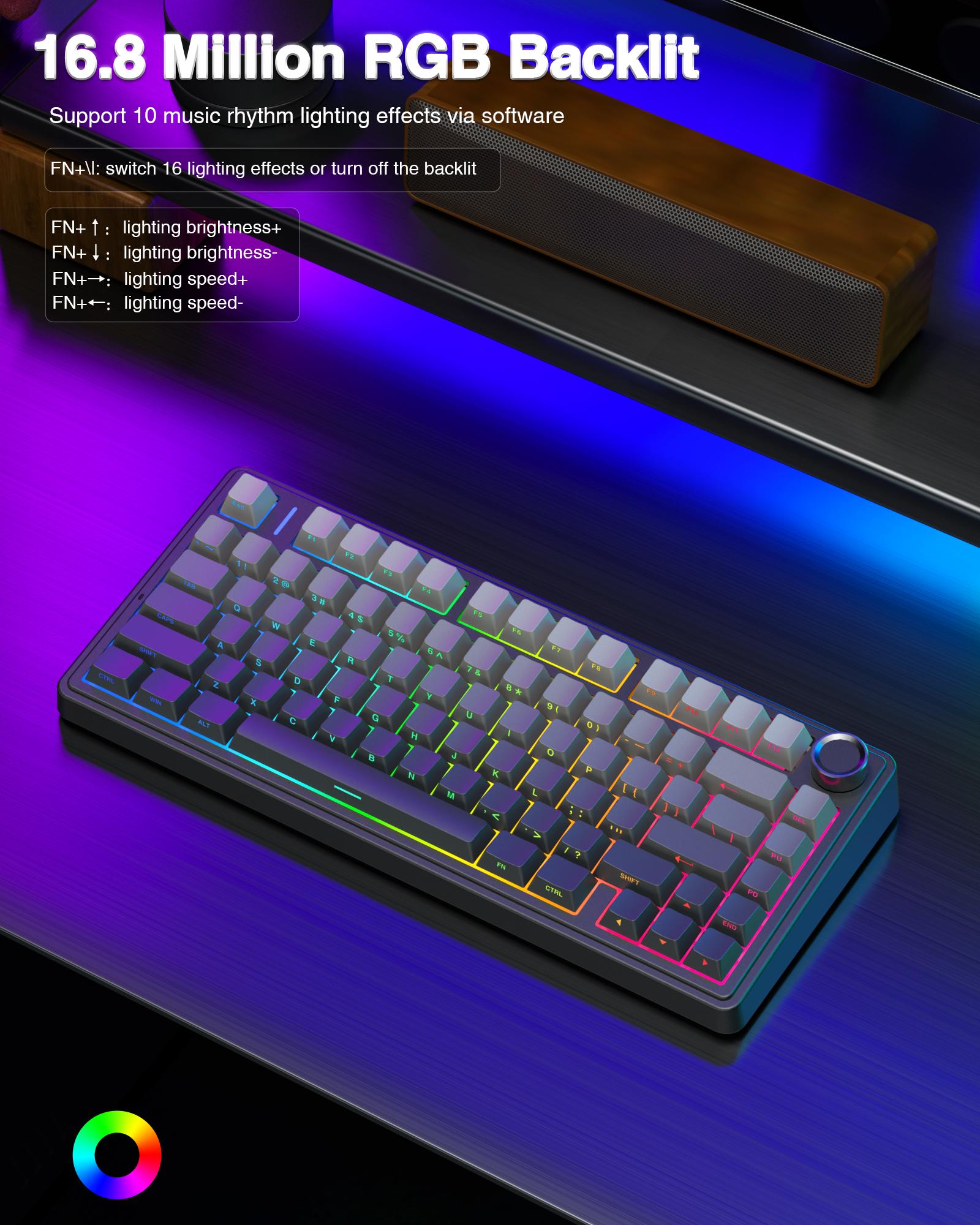 OFFICIAL AULA F75 Pro Wireless Mechanical Gaming Keyboard, 75% Hot-Swappable, USB Charging, RGB Backlight, PBT Side-Printed Keycaps, Multimedia Scroll Wheel, Creamy Keyboards PC accessories TikTokShopfalldealsforyou OFFICIAL AULA F75 Pro Wireless Mechanical Gaming Keyboard, 75% Hot-Swappable, USB Charging, RGB Backlight, PBT Side-Printed Keycaps, Multimedia Scroll Wheel, Creamy Keyboards PC accessories TikTokShopfalldealsforyou