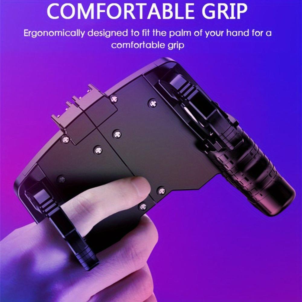 Portable Phone Game Controller, High Sensitivity Phone Gamepad, Mobile Phone Game Controller with Joystick Trigger, Mobile Phone Accessories for iOS & Android, Handheld Design, Console