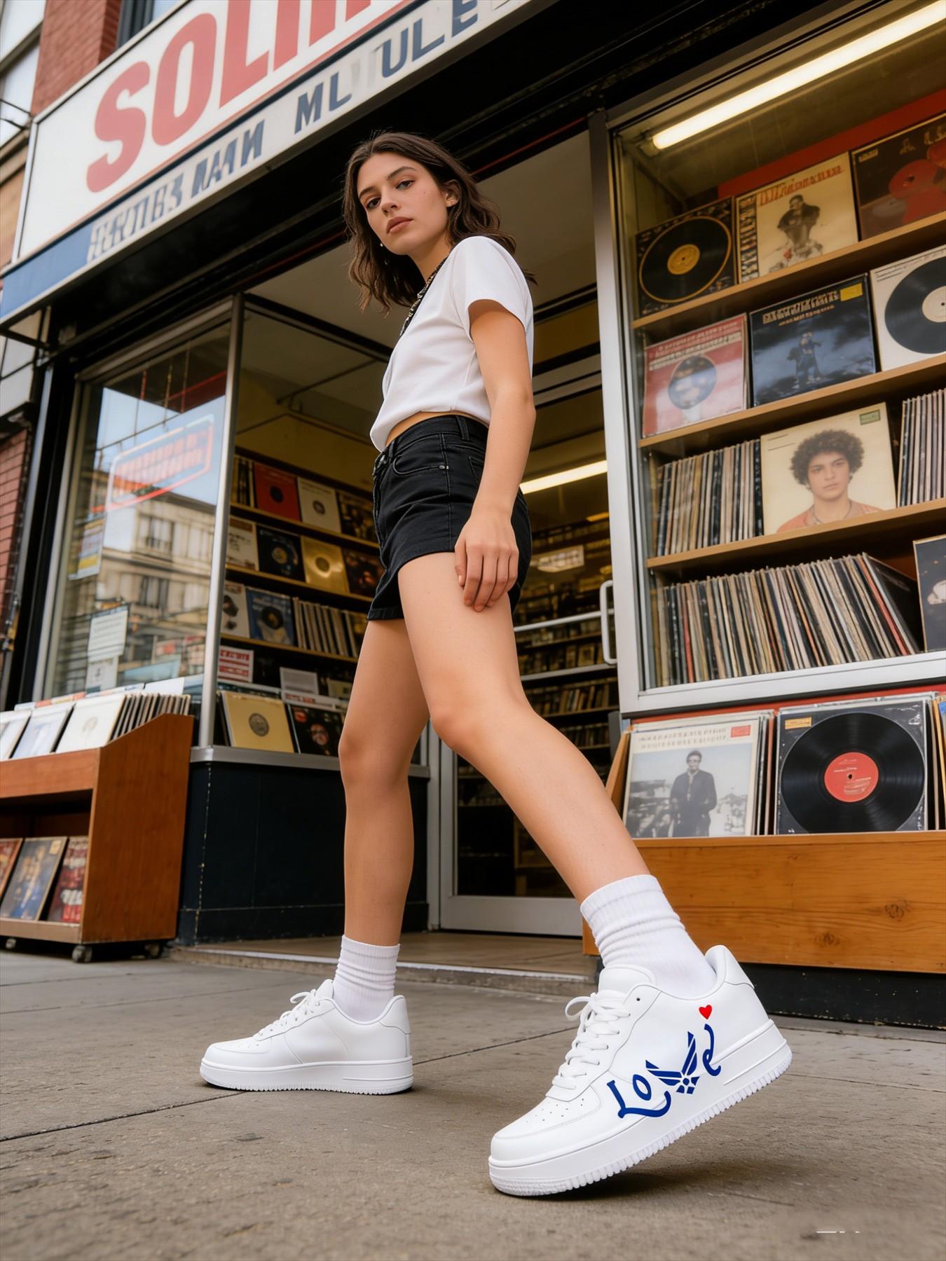 Customizable Sneakers for Men, Durable Anti-Slip Daily Commute Casual Shoes, Comfortable and Stylish Footwear for Everyday Use