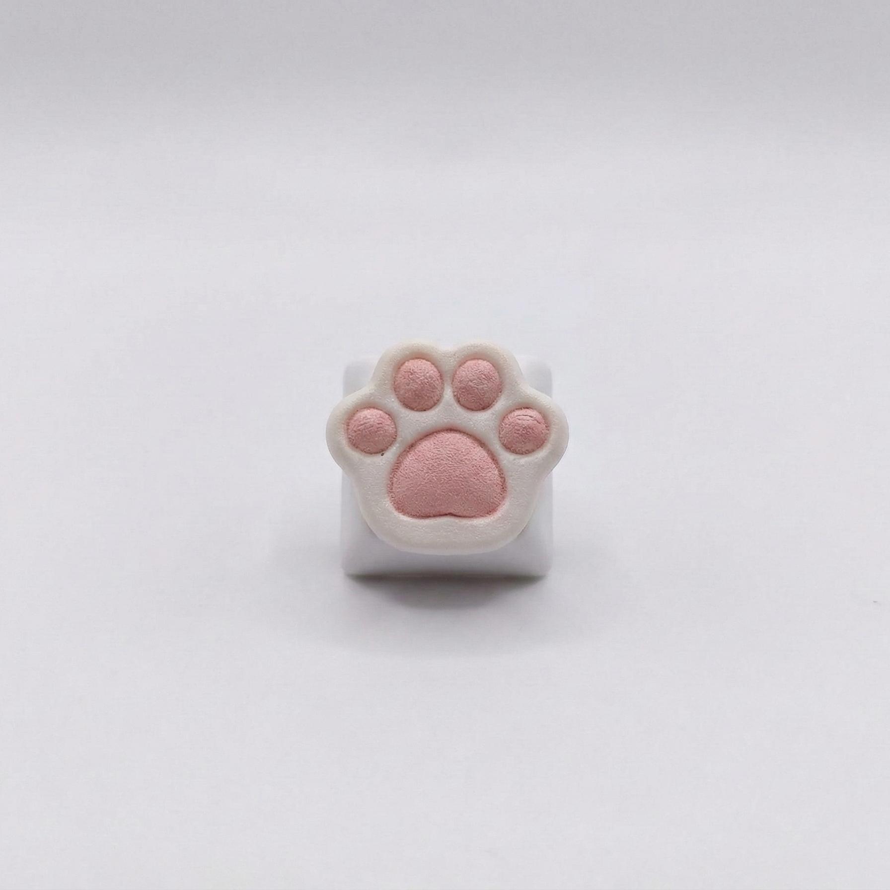 Cute Cat Paw Keycap Gift, Personalized Single Keycap, Creative Custom Mechanical Keyboard, Girl's Unique Gift Idea