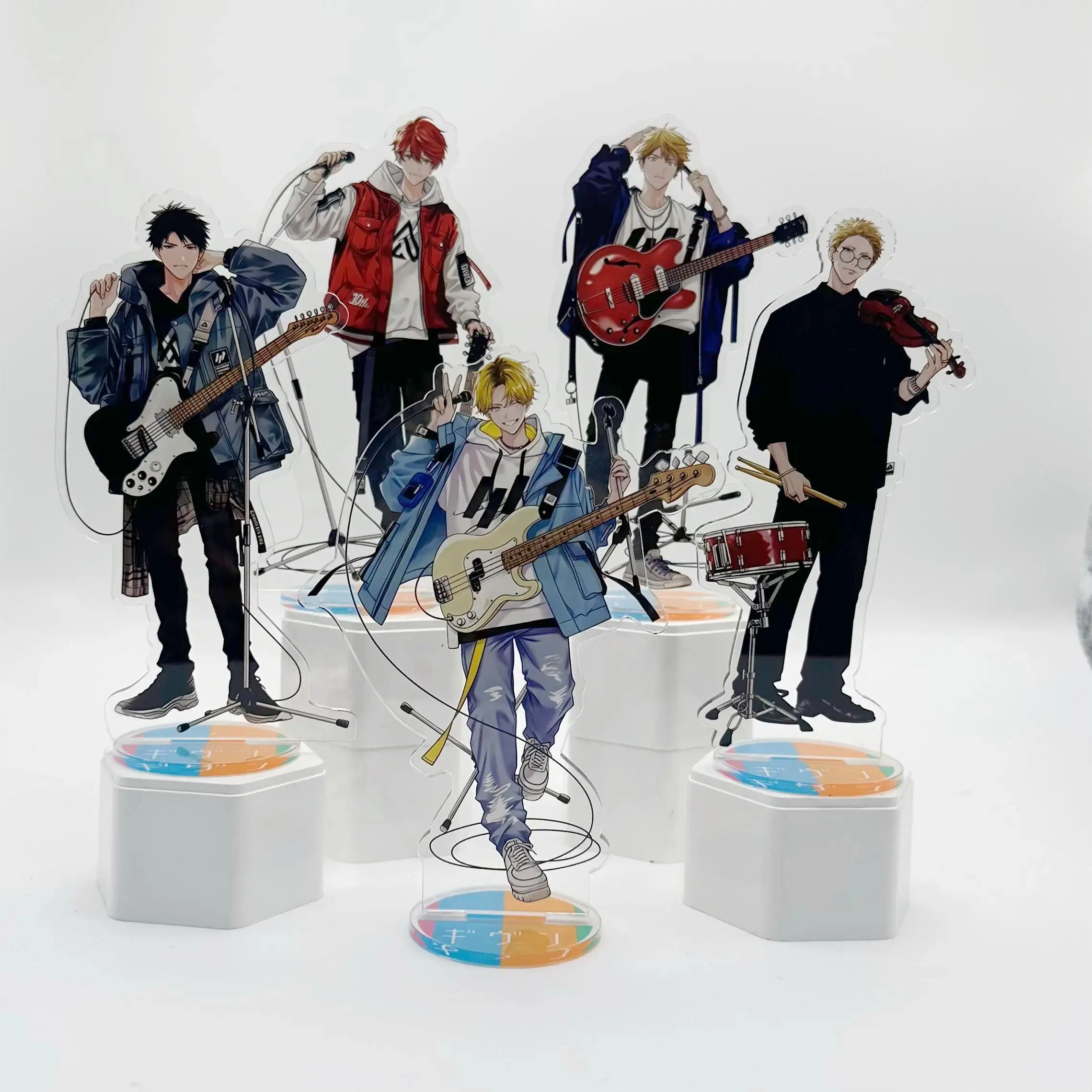Given Satou Mafuyu Hot BL Anime 15cm Acrylic Stand Keychain, Model Toy Desk Decor for Bedroom/Living Room House Decoration, Cartoon/Comics Merch Gift for Fans, 15 Cm