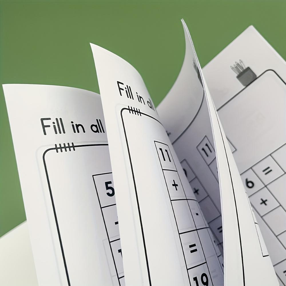 Multiplication and Division Workbook (9x9) To Improve Calculation Skills, Handwritten Math Books, Educational Tools, School Supplies and Christmas Gifts, Classroom Activities, Home Learning Materials, Math Workbooks.