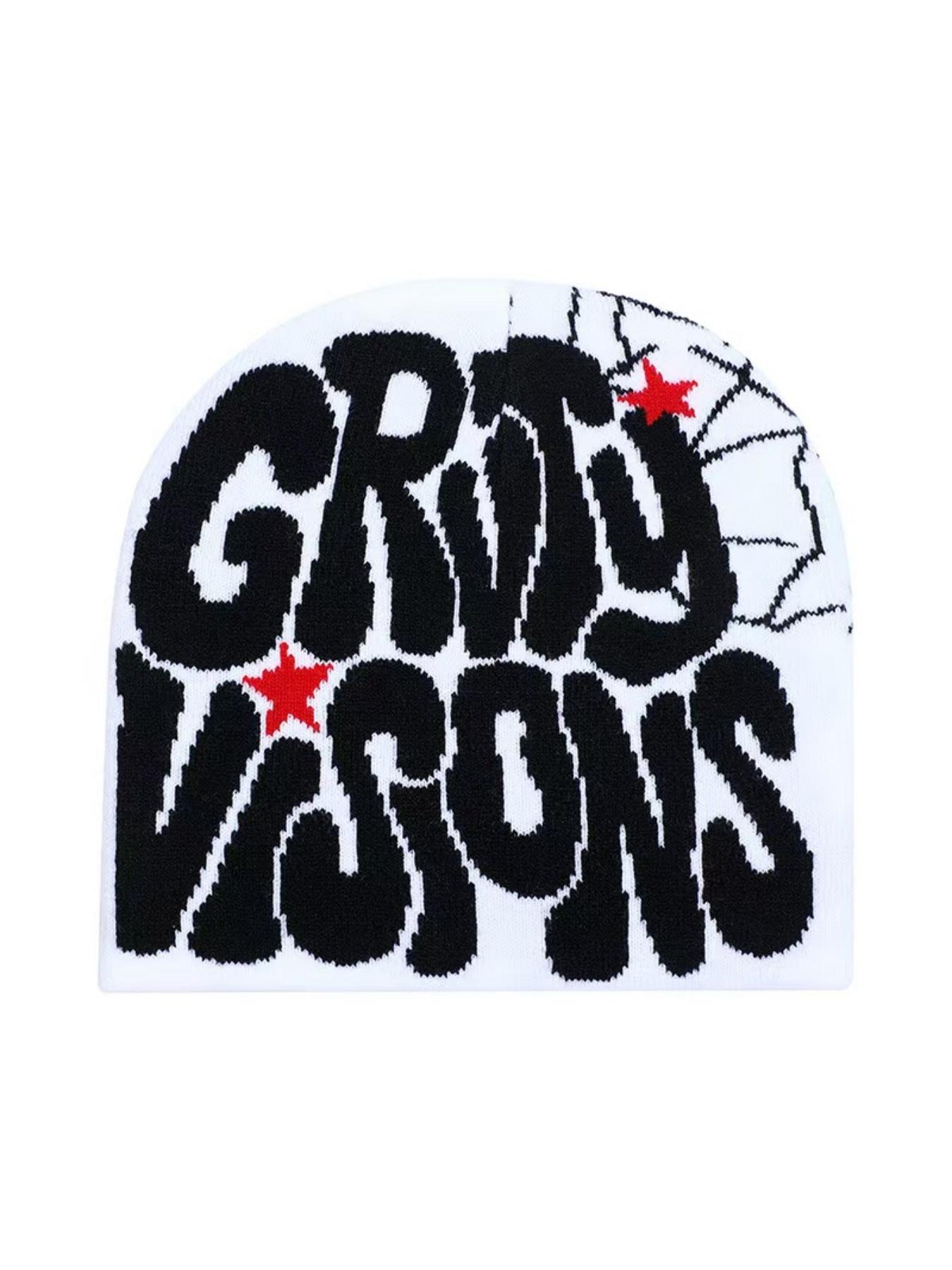 Latest Fall Winter Best-Selling Knit Hat, Warm Fitted Letter Hip-Hop Streetwear Beanie, Fashionable Crochet Design