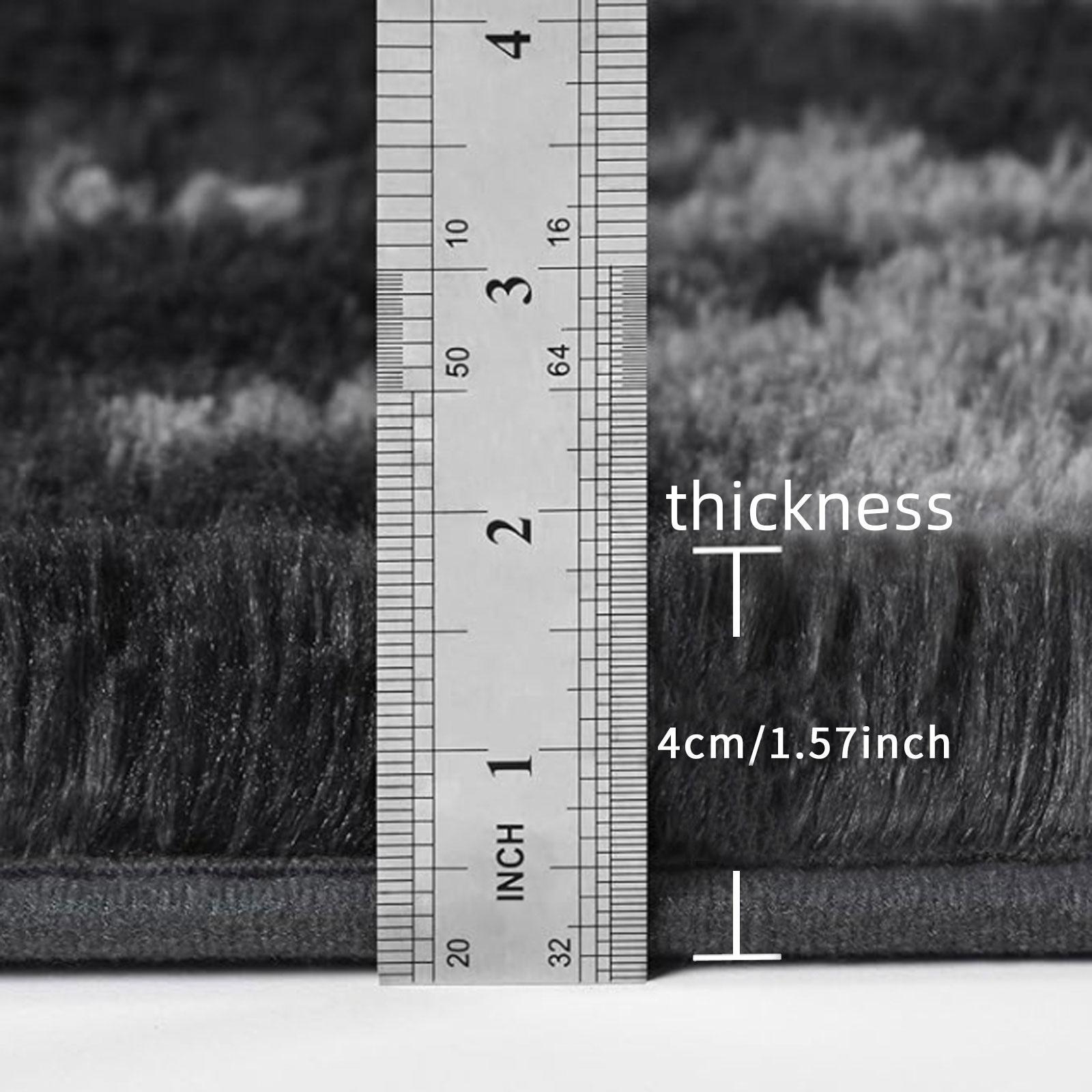 Ultra Soft Solid Color Plush Area Rug, Long Pile Carpet for Living Room, Bedroom, and Window Sill, Cozy Floor Mat for Home Decor, Furry Soft Rugs, Fluffy Rug