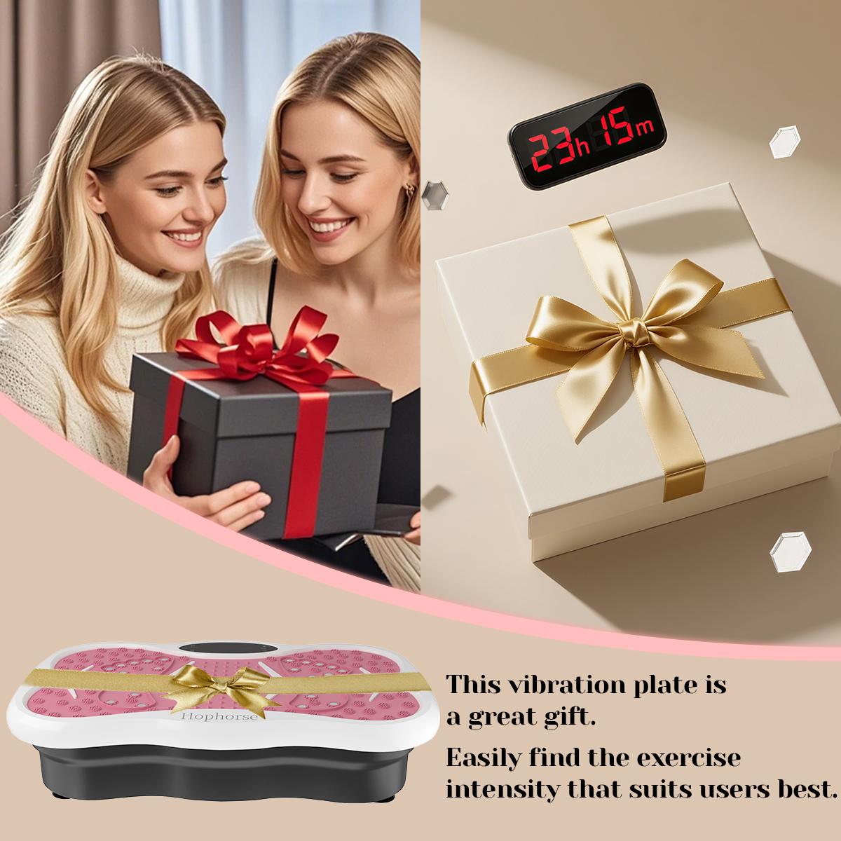 HopHorse Adjustable Speed Vibration Plate – Quiet Home Exercise Equipment for Full Body Fitness, Multifunctional Walking Pad & Pedal Exerciser Alternative, Power Vibration Plates for Workout & Muscle Toning | Black Friday & Cyber Monday Deal HopHorse Adjustable Speed Vibration Plate – Quiet Home Exercise Equipment for Full Body Fitness, Multifunctional Walking Pad & Pedal Exerciser Alternative, Power Vibration Plates for Workout & Muscle Toning | Black Friday & Cyber Monday Deal